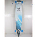 Scratched Paradise Longboard Complete Mavricks Surf Wave Pintail 9" x 47.75"
