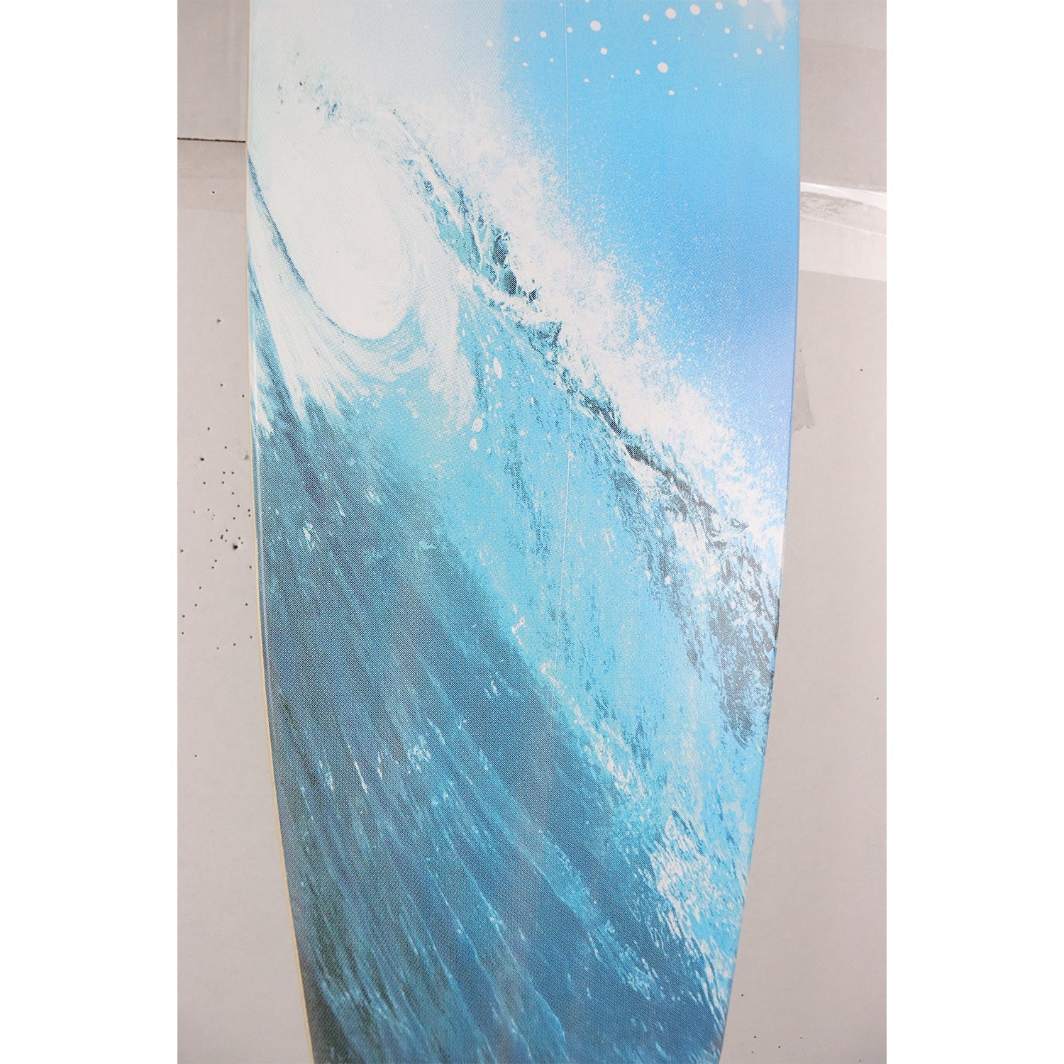 Scratched Paradise Longboard Complete Mavricks Surf Wave Pintail 9" x 47.75"