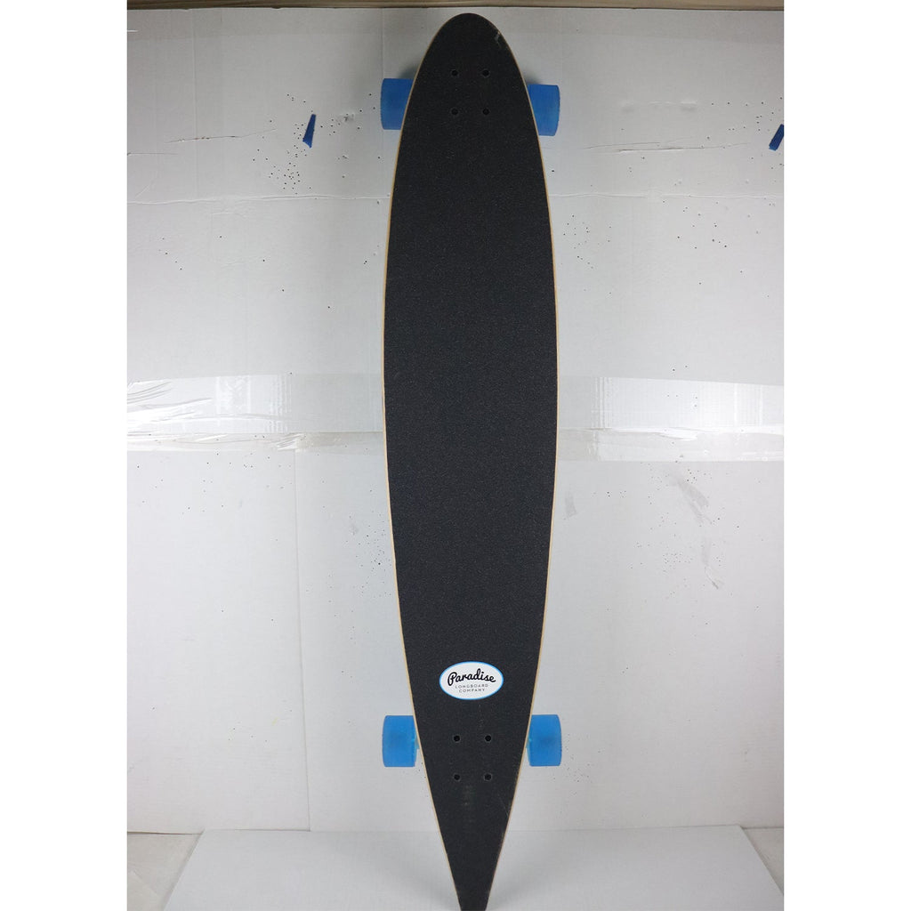 Scratched Paradise Longboard Complete Mavricks Surf Wave Pintail 9" x 47.75"