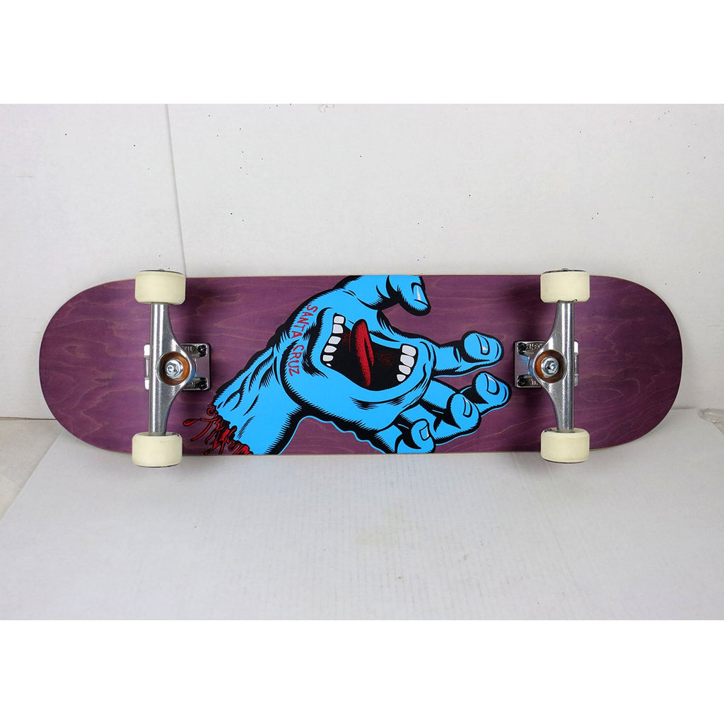 Blem Santa Cruz Skateboard Complete Screaming Hand Premium Assembly 8.375" x 32"