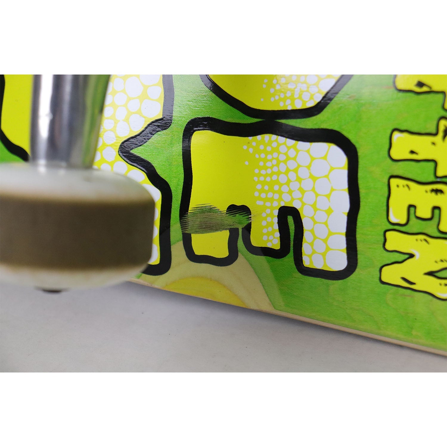 Blem Heroin Skateboard Complete Craig Questions Rotten Wide Boy Green 10.75" x 31.3"