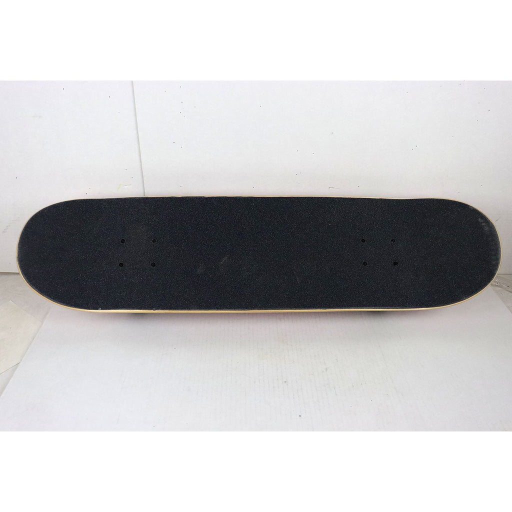 Blem Softrucks Skateboard Indoor Practice Complete 8.0" Black Trucks, Stained Red