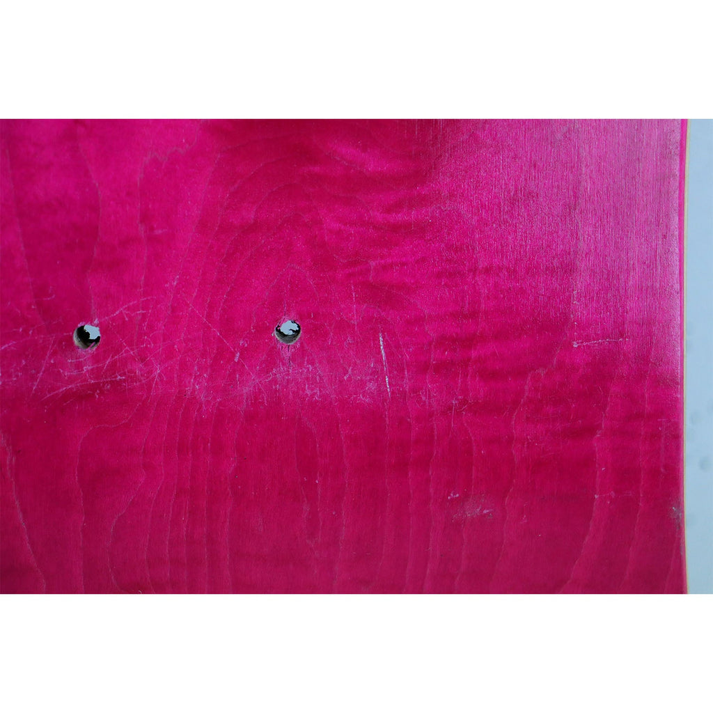 Blem Moose Skateboards Old School 10" x 30" Stained Pink Blank Skateboard Deck + Grip