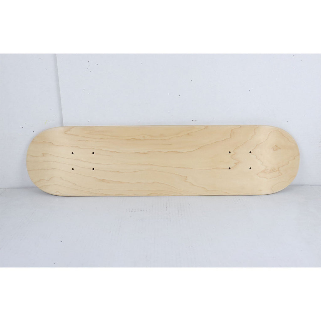 Scratched Moose Blank Skateboard Deck Natural 7.25"