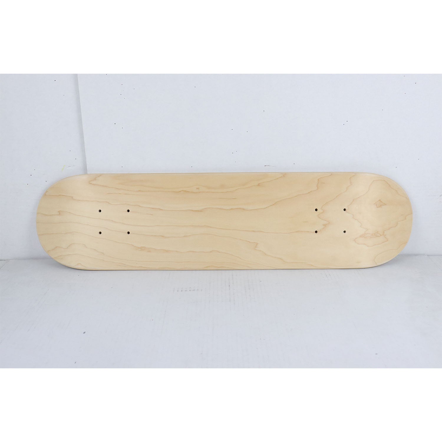 Scratched Moose Blank Skateboard Deck Natural 7.25"