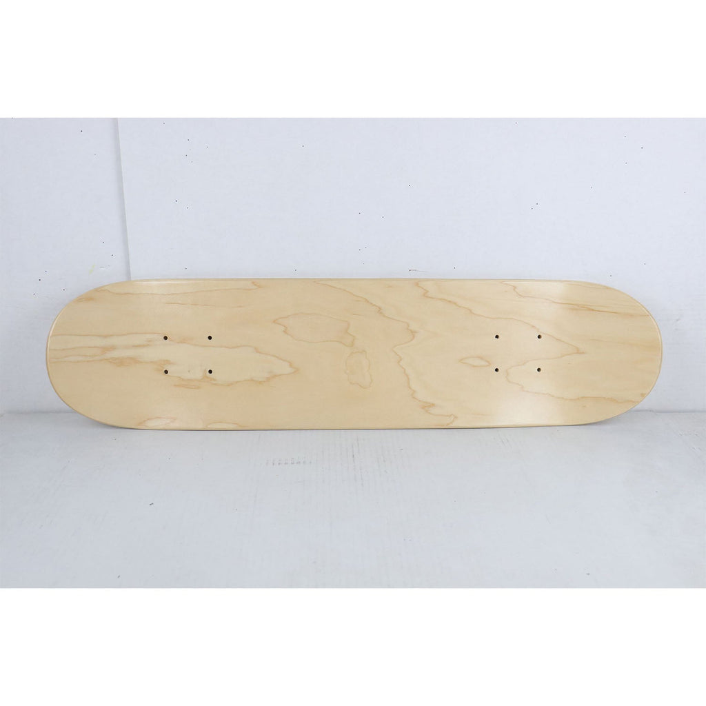 Scratched Moose Blank Skateboard Deck Natural 7.25"