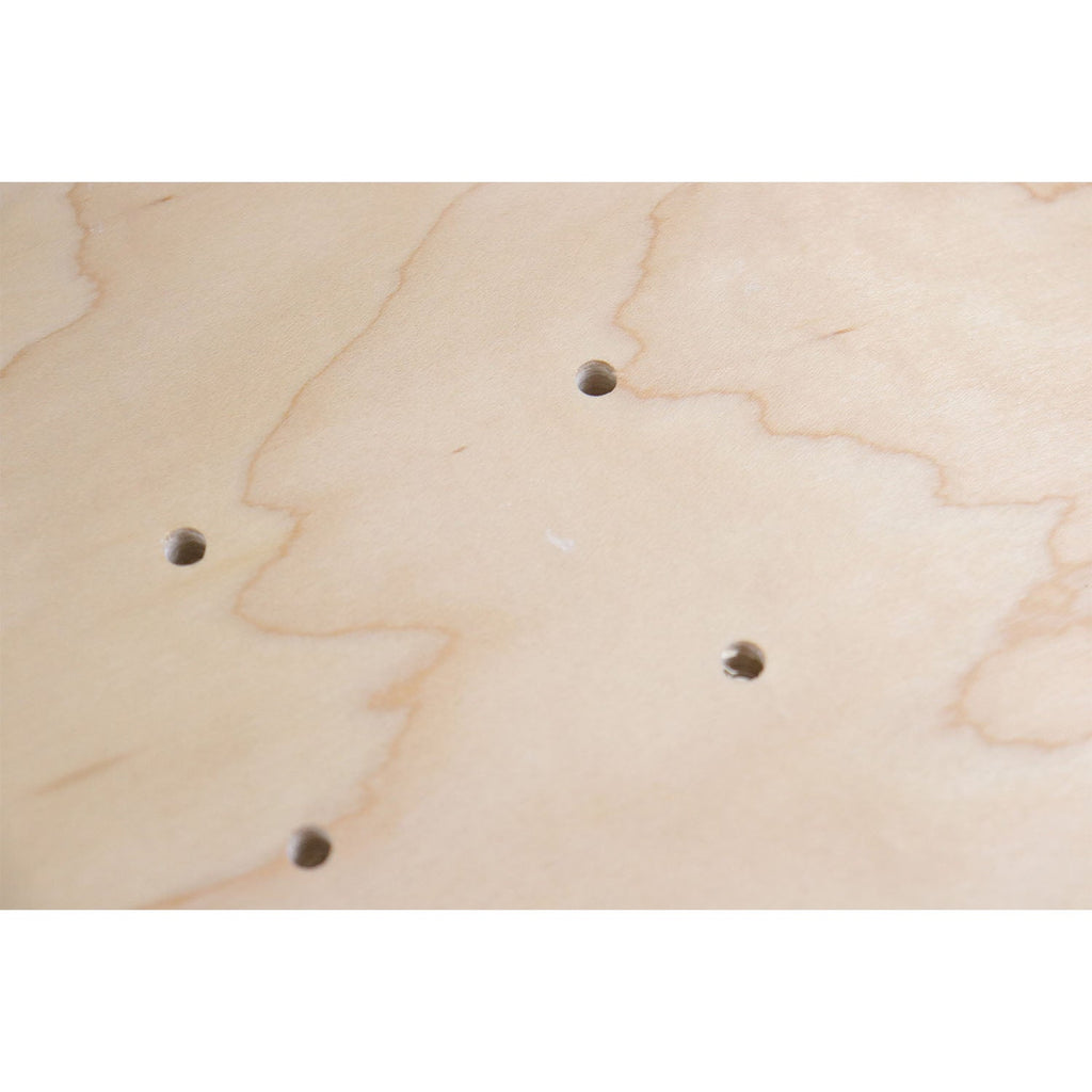 Scratched Moose Blank Skateboard Deck Natural 7.25"