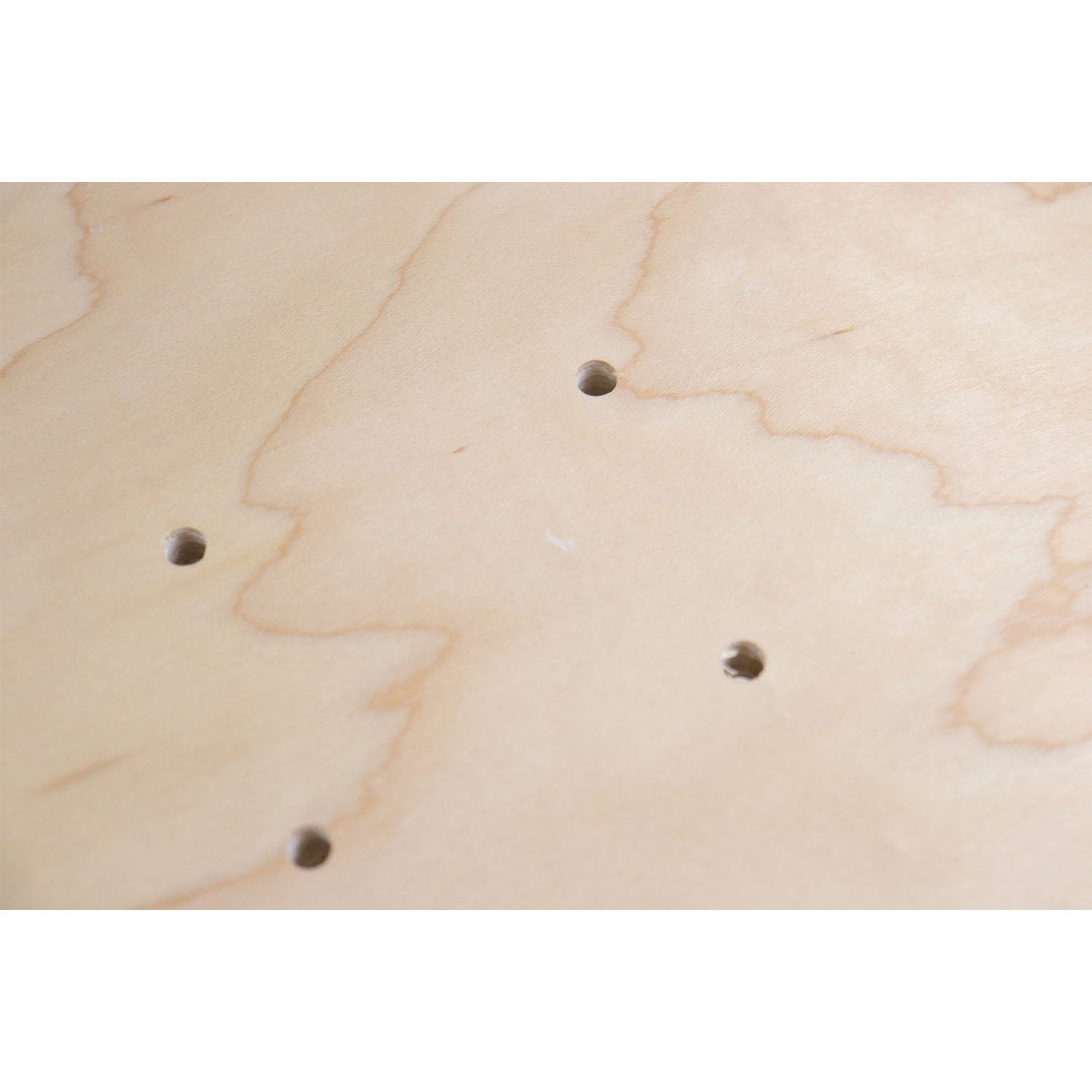 Scratched Moose Blank Skateboard Deck Natural 7.25"