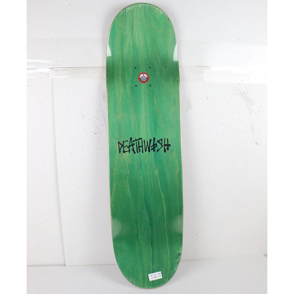 Scratched Deathwish Skateboard Deck Jamie Foy Jaws Black 8.38" x 32"
