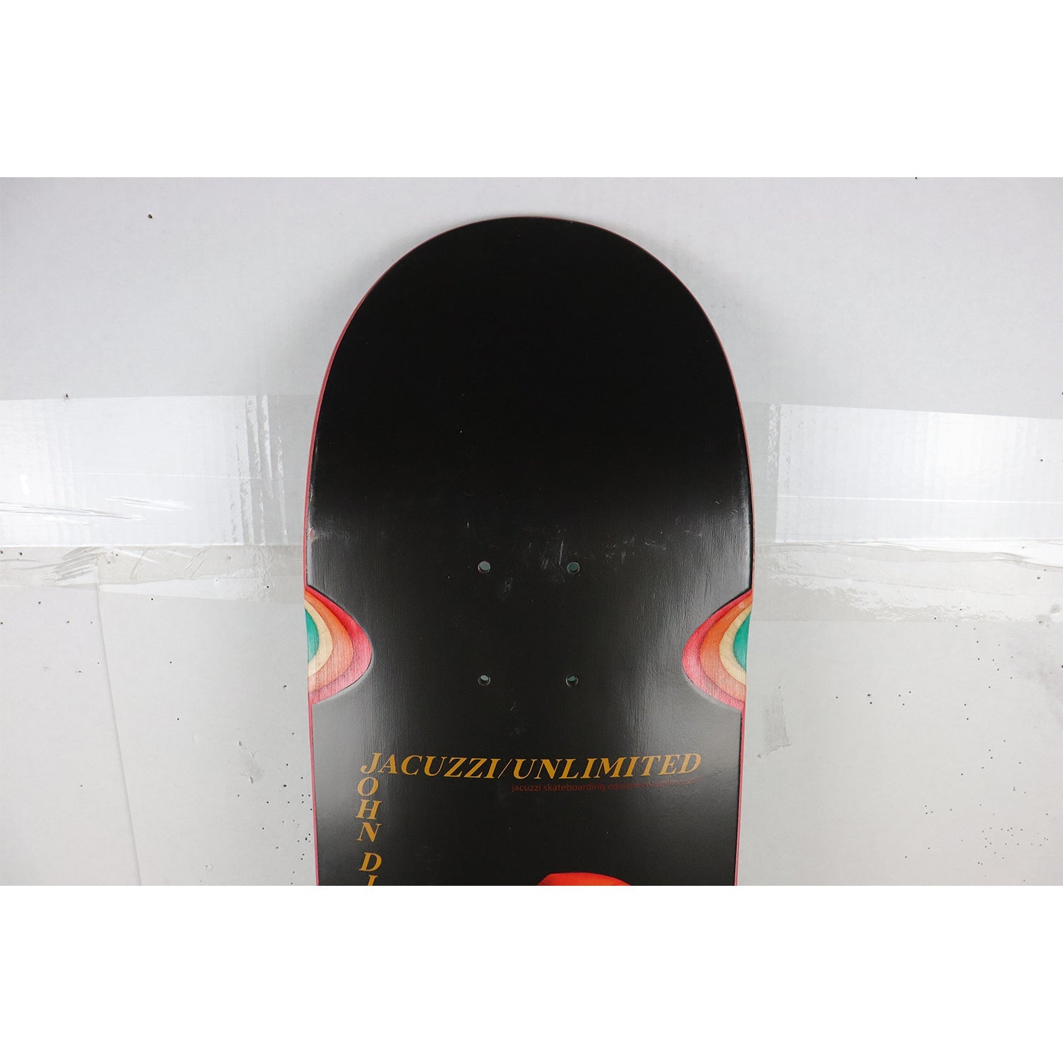 Scratched Jacuzzi Skateboard Deck Dilo On Hold 8.5" x 32.3"