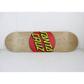 Blem Santa Cruz Skateboard Deck Classic Dot Grey 8.375" x 31.83" with Grip