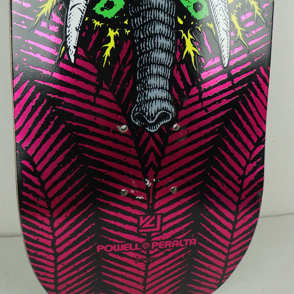 Blem Powell Peralta Skateboard Deck Flight Mike Vallely Elephant Pink Foil 8.63" with Grip