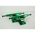 Blem Core Hollow Skateboard Trucks 5.5 (8.25") Green / Green Base
