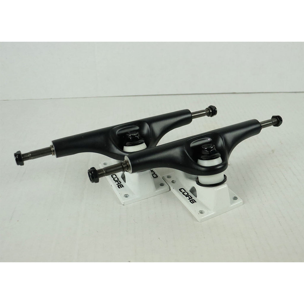 Blem Core Skateboard Trucks 6.0 (8.63") Black / White Base