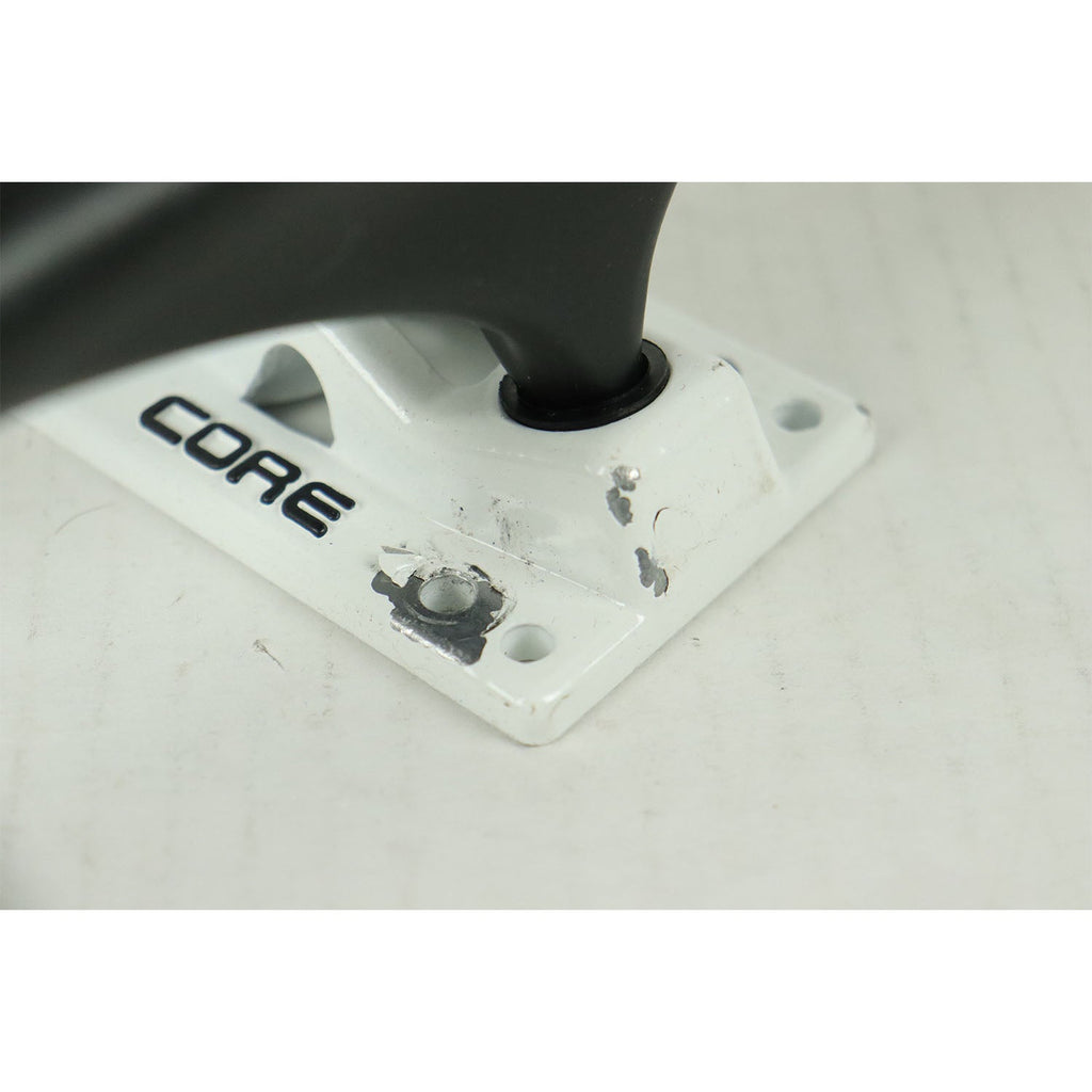 Blem Core Skateboard Trucks 6.0 (8.63") Black / White Base