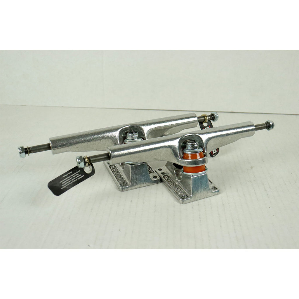 Blem Independent Skateboard Trucks 215 Silver Retro Style Pair 10" Axle