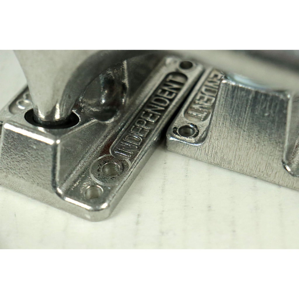 Blem Independent Skateboard Trucks 215 Silver Retro Style Pair 10" Axle