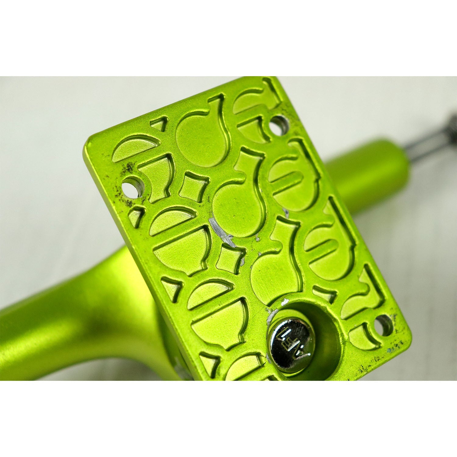 Blem Ace Skateboard Trucks AF1 Satin Lime 66 (9.0" Axle) Pair