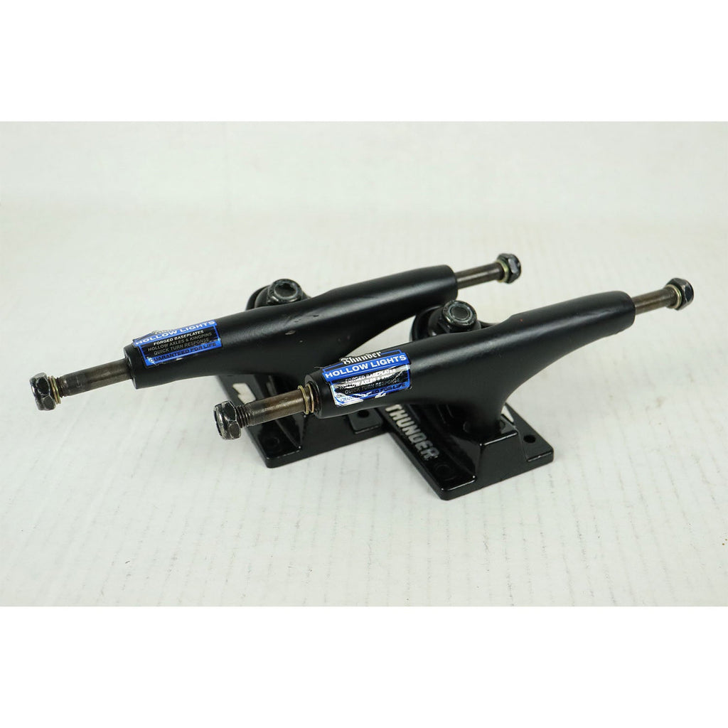 Blem Thunder Skateboard Trucks Night II Black 147 8.0" Axle - Pair
