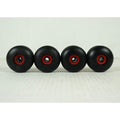 Blem Skateboard Wheels 52mm x 32mm Black 97A with Bearings