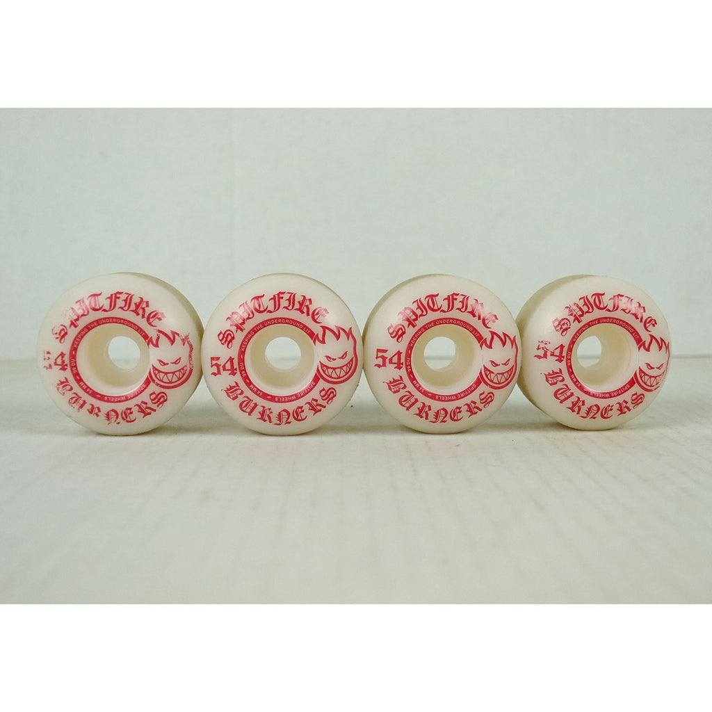 Blem Spitfire Wheels Burners 54mm 99A White/Red