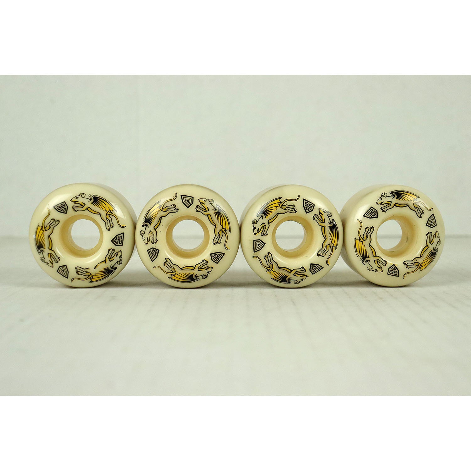 Blem Powell Peralta Skateboard Wheels Dragon Formula Nano Rat V4 88A 52mm x 34mm