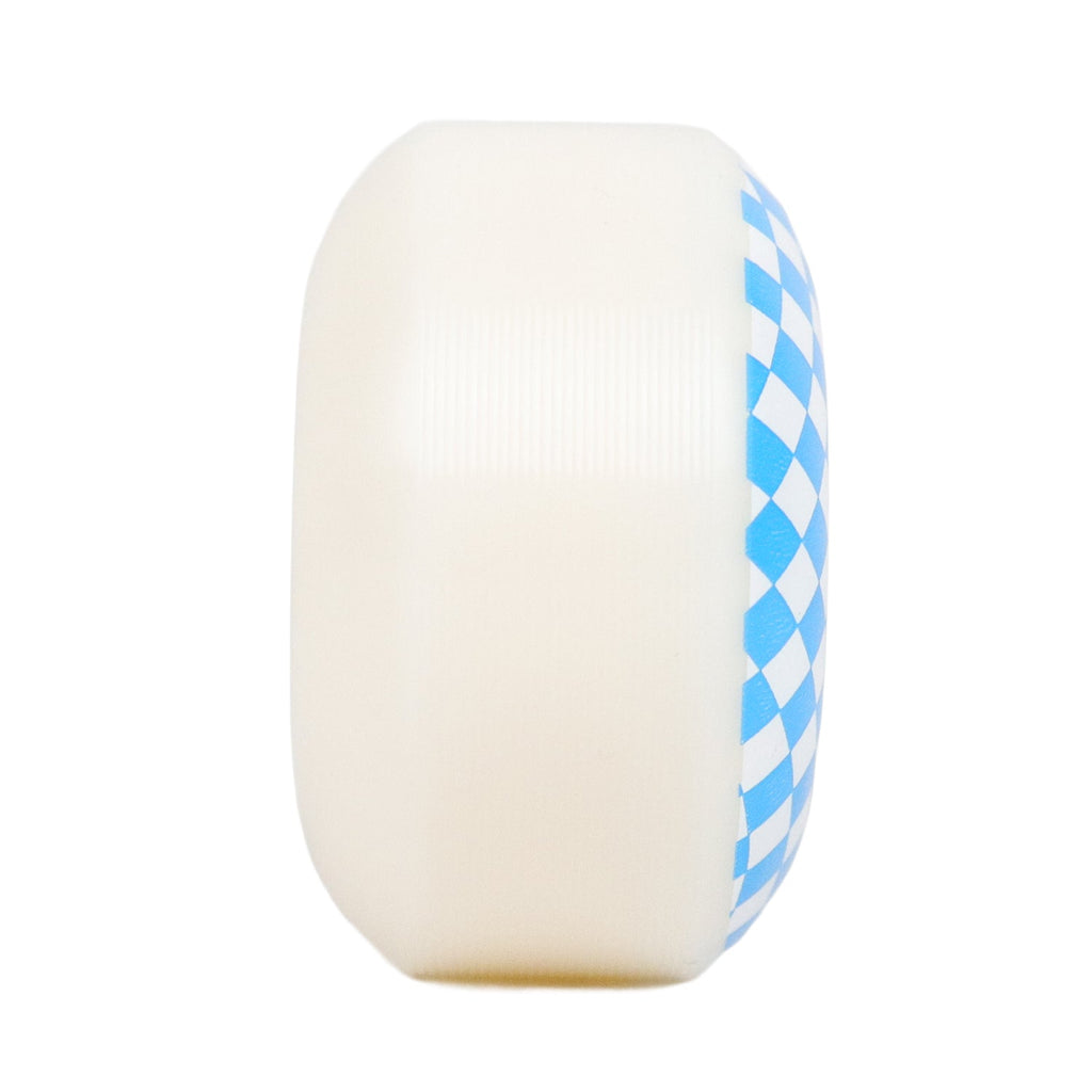 Skateboard Wheels 52mm x 31mm 100A High Rebound Checker White/Blue