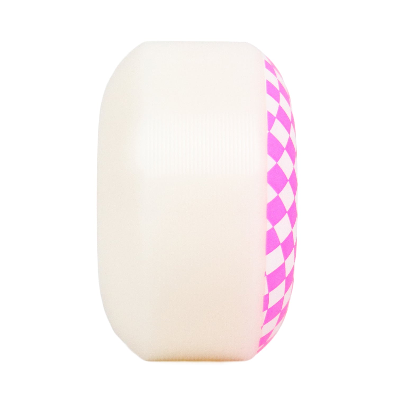 Skateboard Wheels 52mm x 31mm 100A High Rebound Checker White/Pink