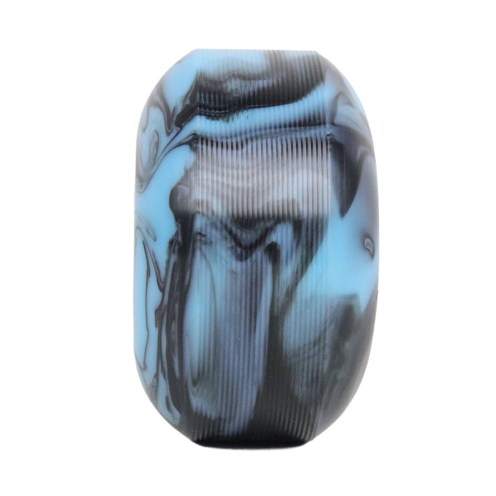 Skateboard Wheels 52mm x 31mm 100A High Rebound Swirl Black/Blue
