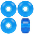 Skateboard Wheels 53mm x 31mm High Rebound 99A Clear Blue