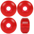 Skateboard Wheels 53mm x 31mm High Rebound 99A Clear Red