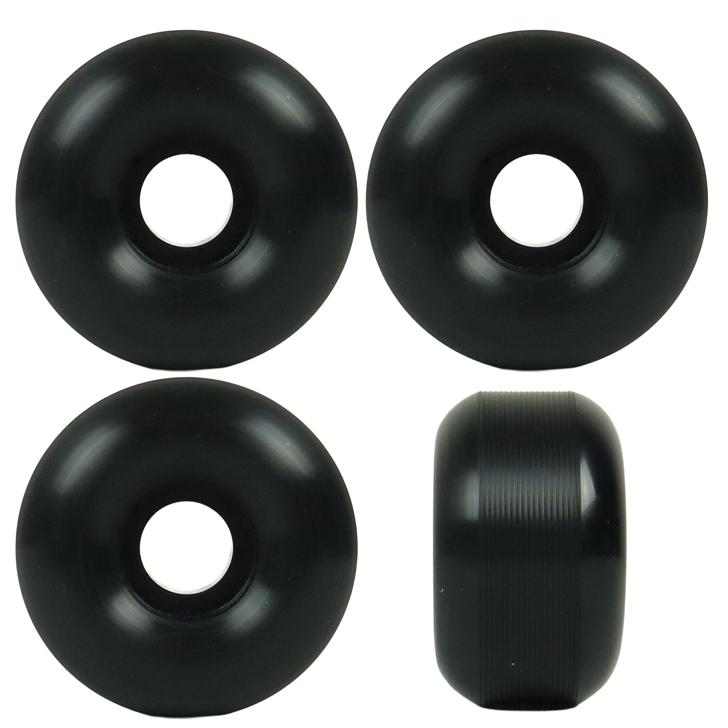 Skateboard Wheels 53mm x 31mm High Rebound 95A Black