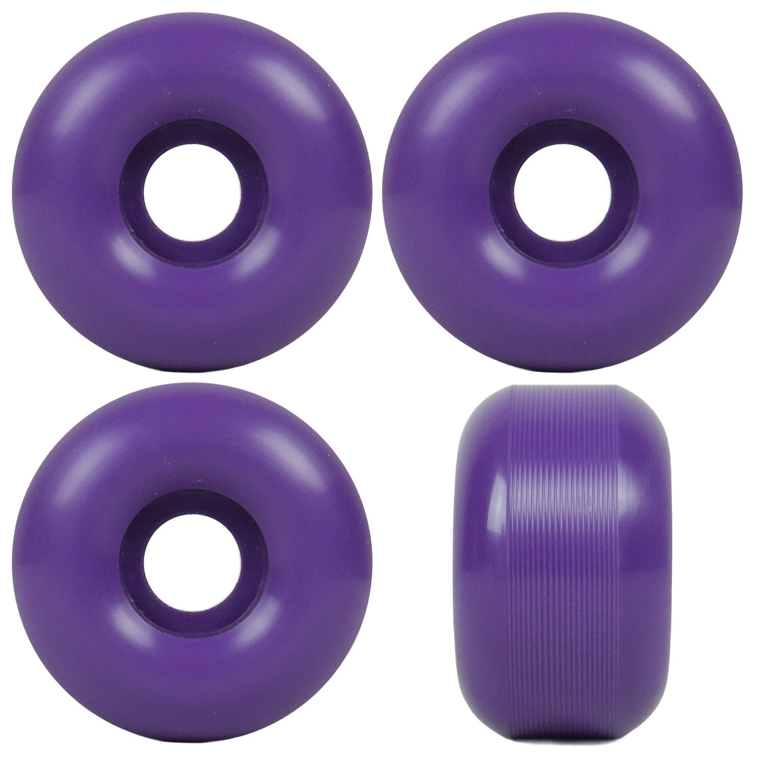 Skateboard Wheels 53mm x 31mm High Rebound 95A Purple