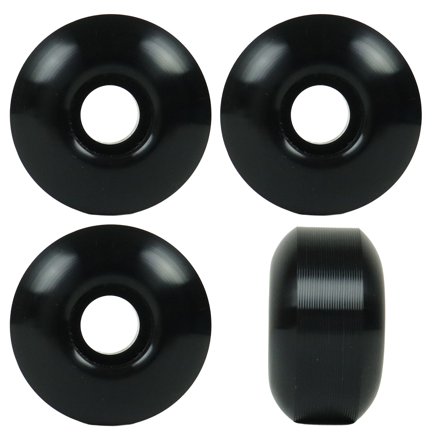 Skateboard Wheels 52mm x 31mm High Rebound 99A Black