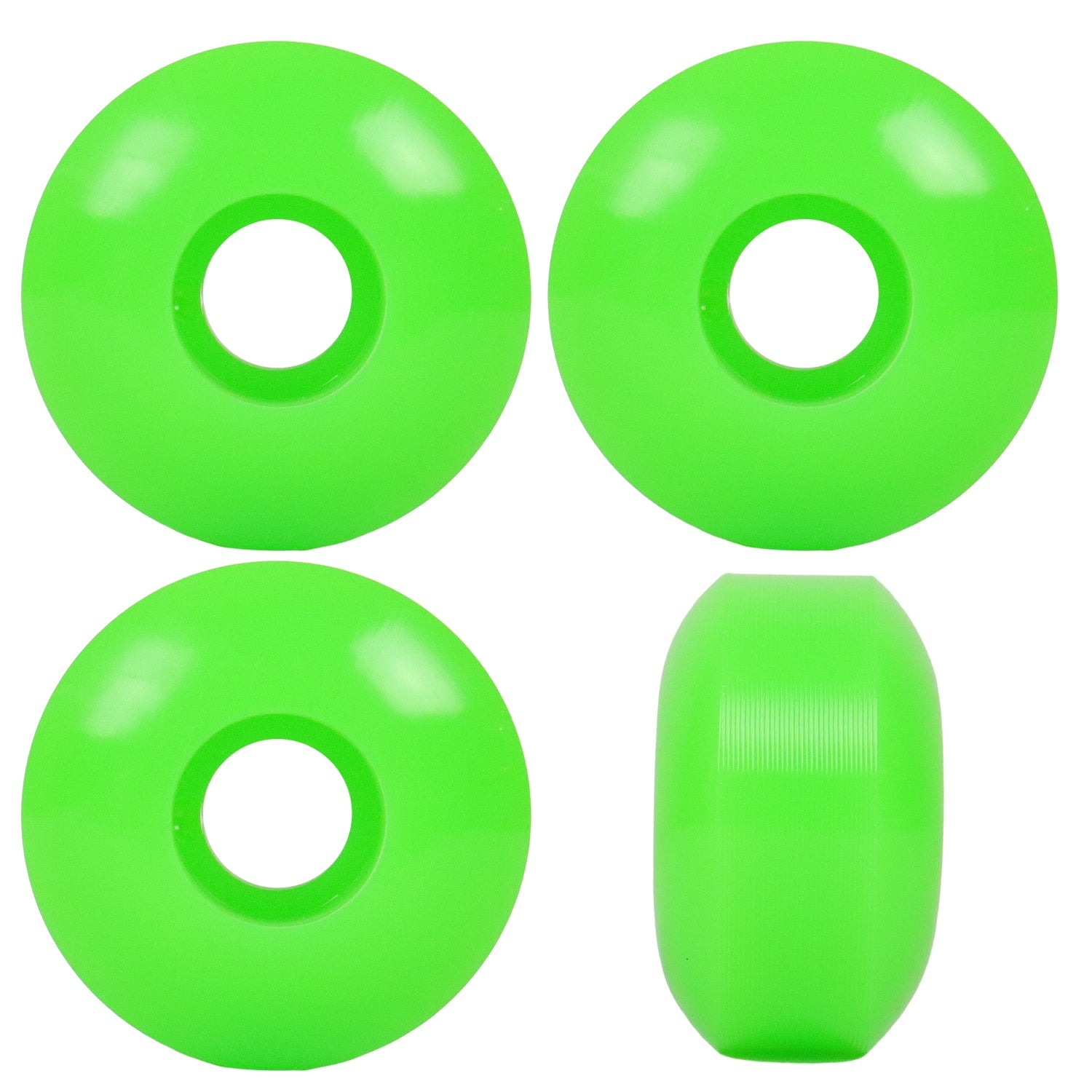 Skateboard Wheels 53mm x 31mm High Rebound 99A Neon Green