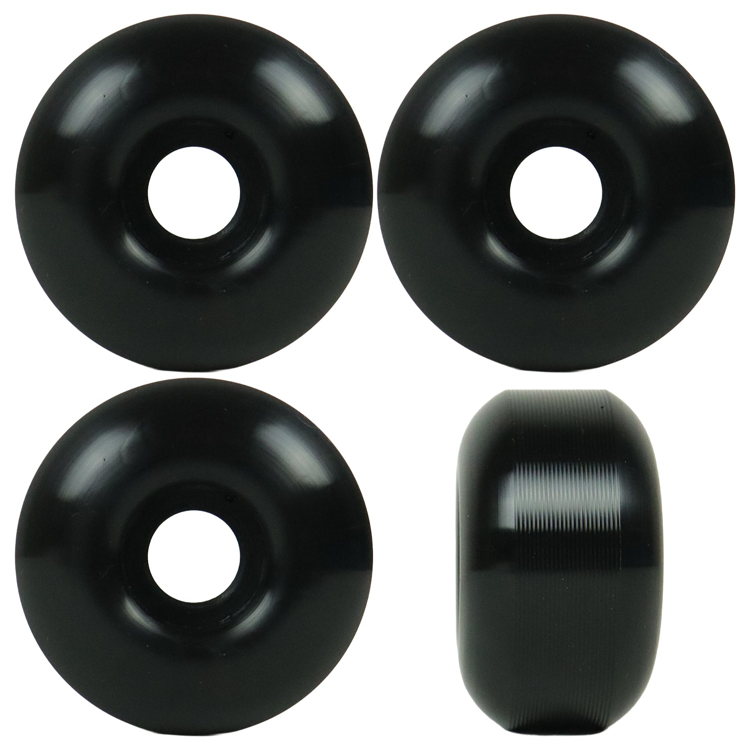 Skateboard Wheels 54mm x 31mm High Rebound 99A Black