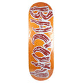 Bacon Skateboard Deck Logo Veneer Orange 10" x 33"