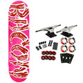 Bacon Skateboard Complete Logo Veneer Pink 8.5" x 32.5"