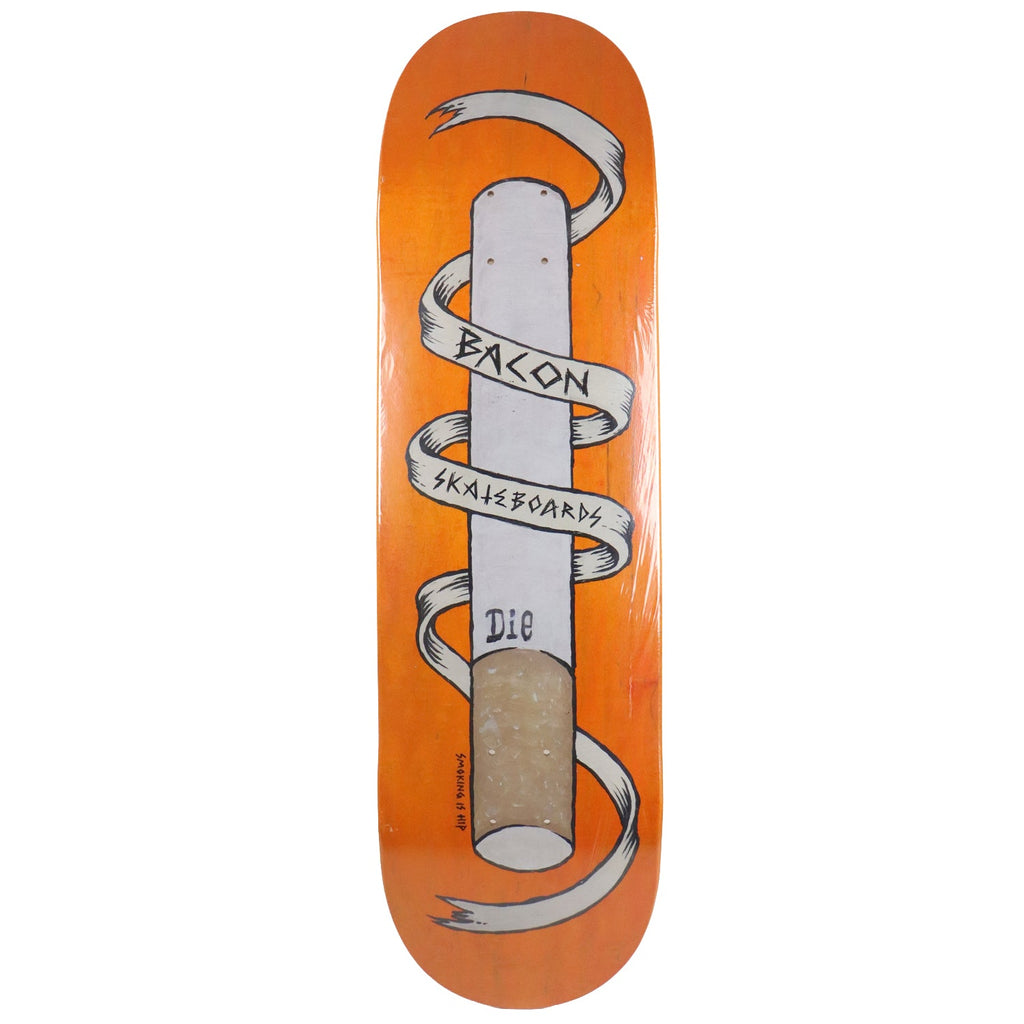 Bacon Skateboard Complete Smoking is Hip Blue 8.6" x 32.63"
