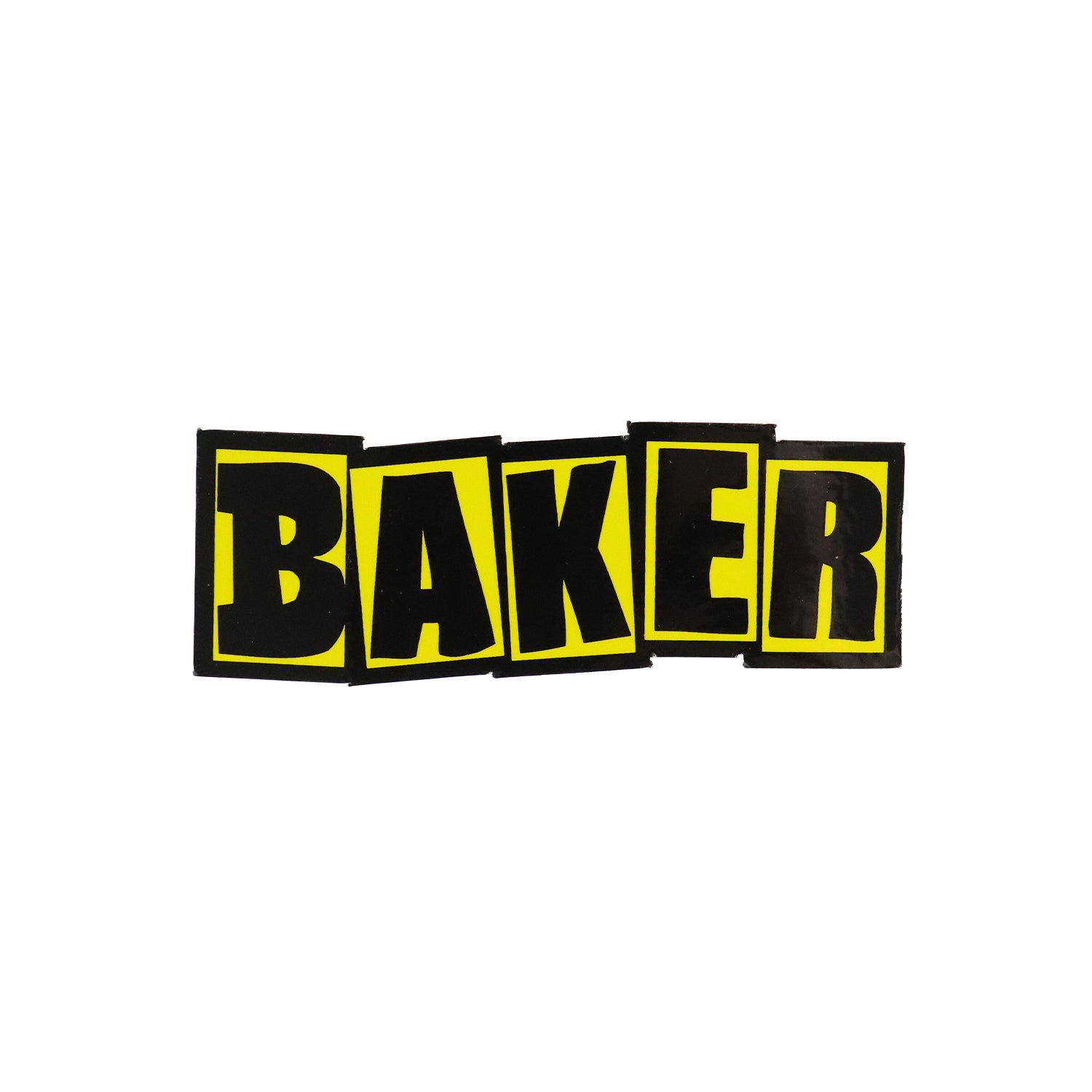 Baker Skateboards Sticker Logo Danger 5" x 2"
