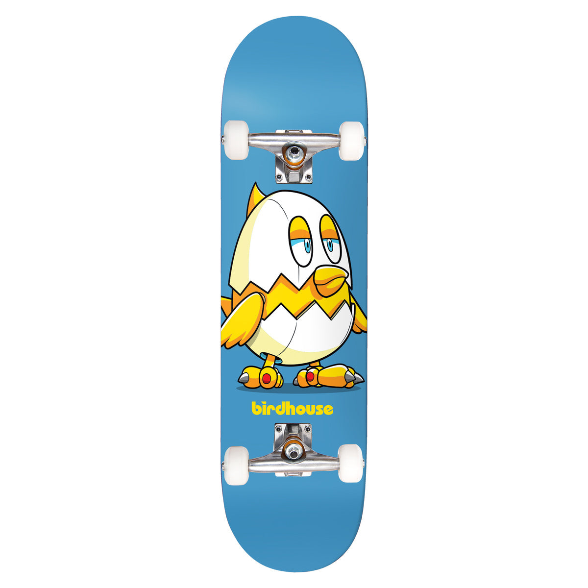Birdhouse Skateboard Complete Chicken Mini Blue 7.75"