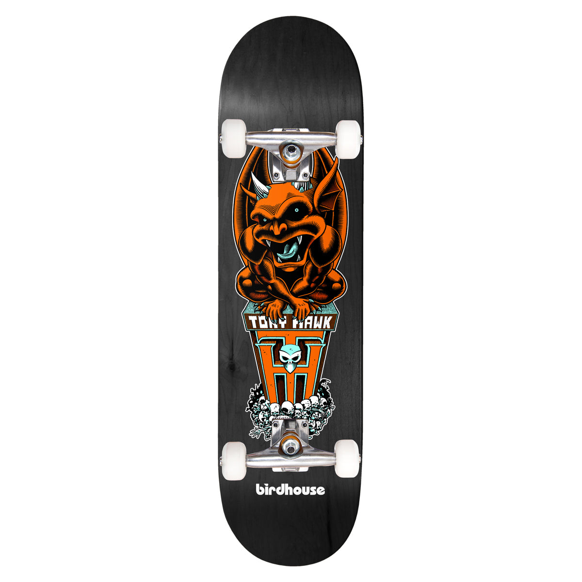 Birdhouse Skateboard Complete Tony Hawk Gargoyle Black 8.25"