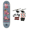 Black Label Skateboard Complete Elijah Akerley Pink Elephants Grey 8.25" x 32.12"