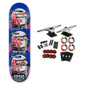 Black Label Skateboard Complete Omar Hassan Never Stop Shof Edition Blue 8.25" x 32.12"