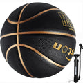 Senston 27.5''/29.5'' OutdoorBasketball ExcellentElasticity/Grip RubberBasketballs with Pump, DurableSize 5/7 Men Basketball