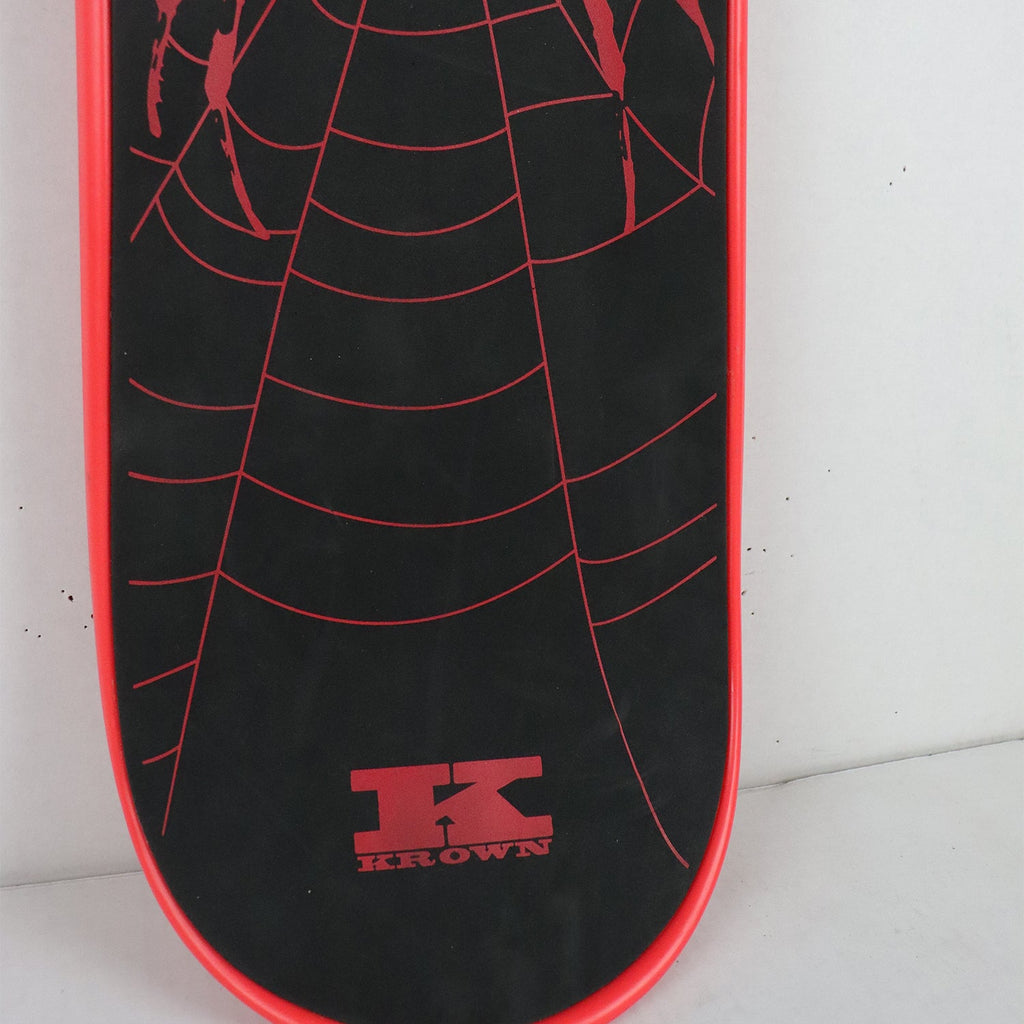 Lightly Used Krown Snowskate 9" x 32" Spider Red