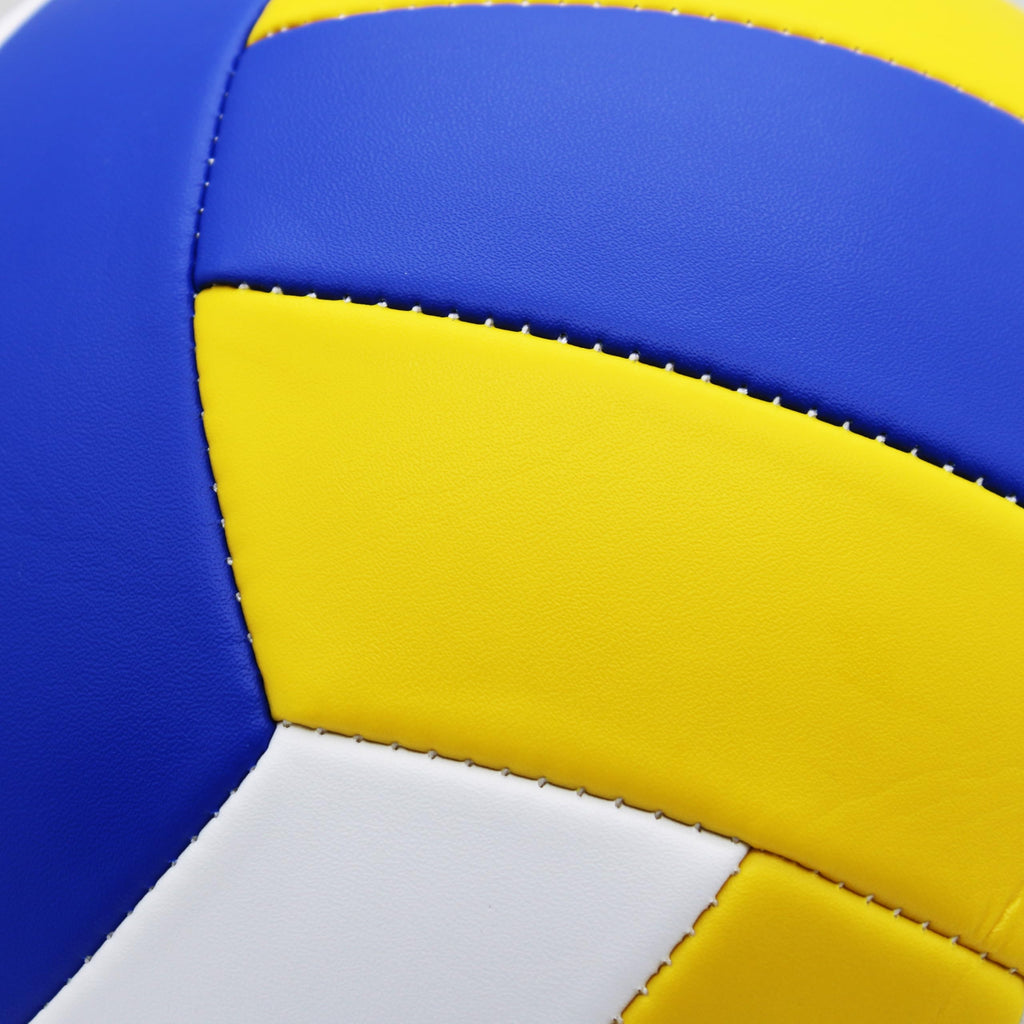 Magicorange Volleyball, 1 PackOfficial Size 5 Volleyballs- PULeather Indoor Outdoor SoftTouch Volleyballs for BeachPlay, Game,Gym,Training-Includes Ball Pump