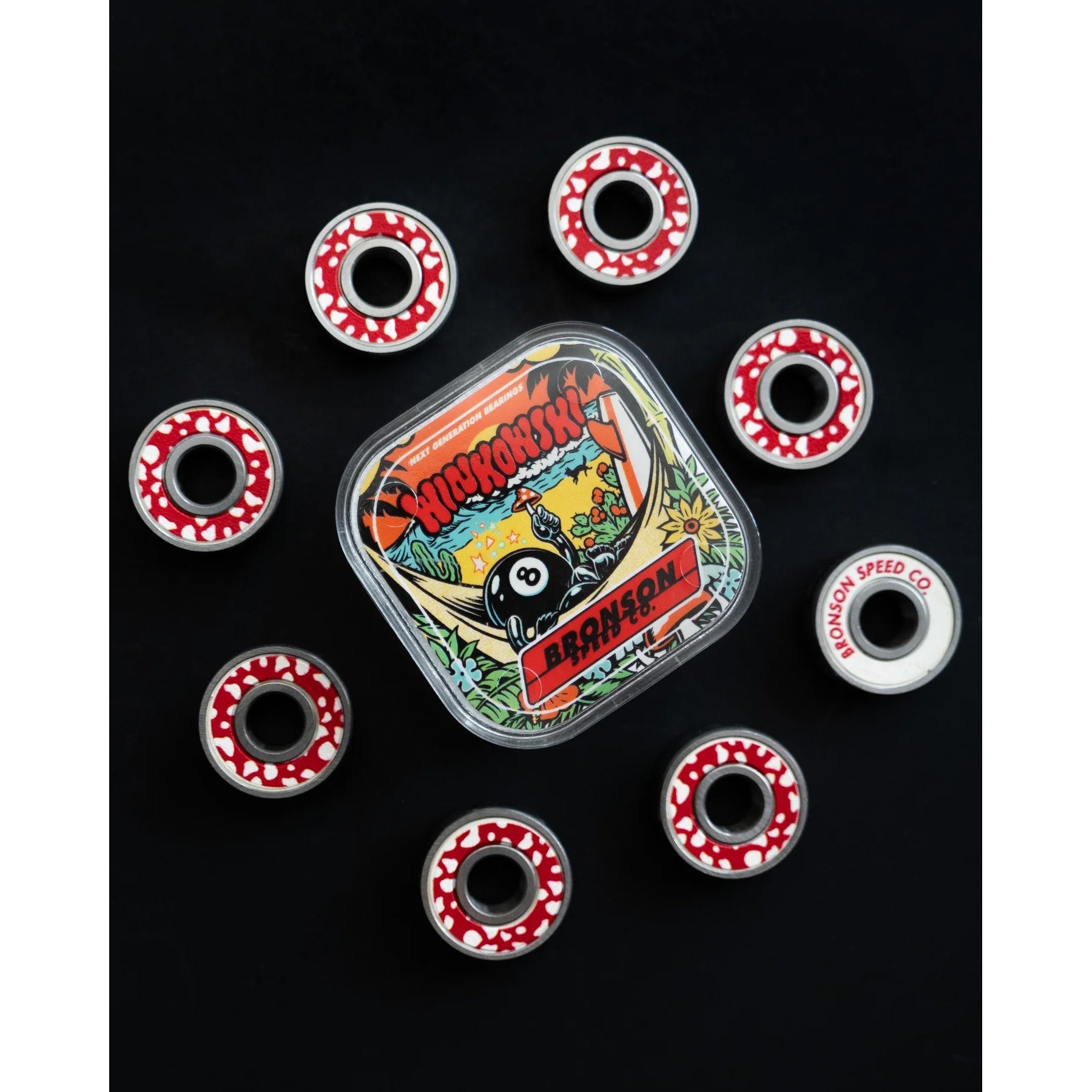 Santa Cruz Premium Skateboard Winkowski Ghost Independent Trucks, OJ Wheels, Bronson Bearings