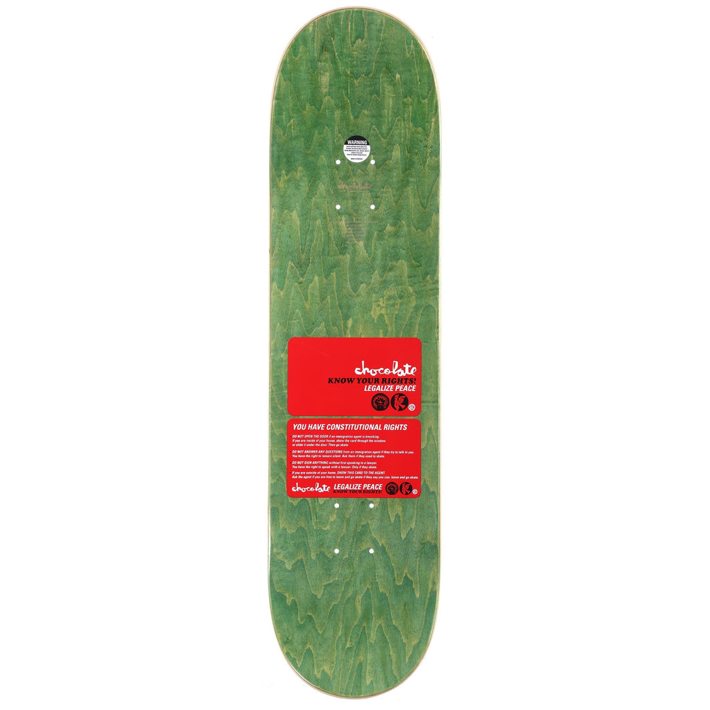 Chocolate Skateboard Complete Alvarez Know Your Rights 8.125" x 31.625"