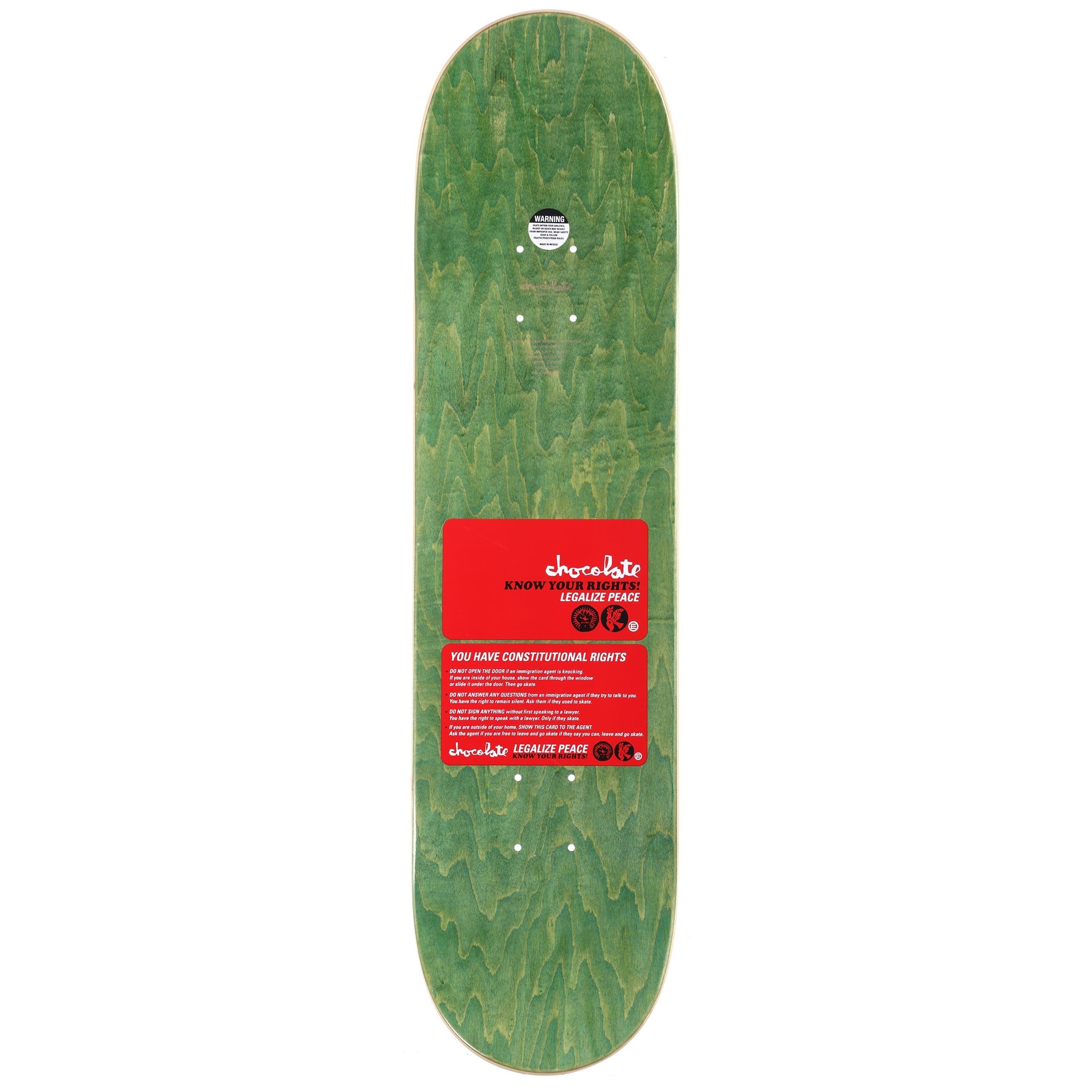 Chocolate Skateboard Complete Alvarez Know Your Rights 8.125" x 31.625"